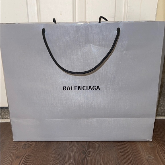 Balenciaga Silver Tote Shopping Bag - Picture 3 of 3